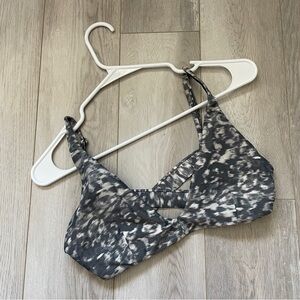 RVCA Heathered Bikini Top Gray (Medium) swim beach summer